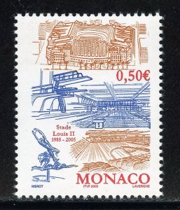 Monaco 2353 MNH, Louis II Stadium 20th. Anniv. Issue from 2004.