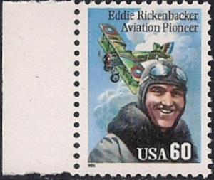 #2998 60 cent Eddie Rickenbacker mint OG NH F-VF