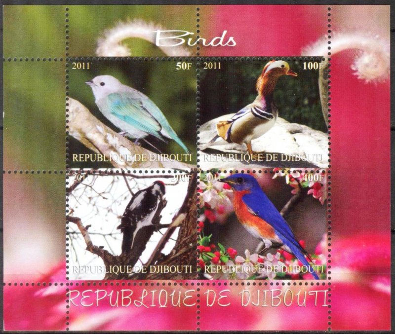 Djibouti 2011 Birds (1) MNH Cinderella !