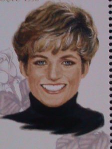 AZERBAIJAN 1998-SC# 671 PREETY LADY DIANA-PRINCESS OF WALES MNH SHEET VF