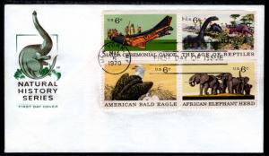 US 1390a Natural History House of Farnam U/A FDC