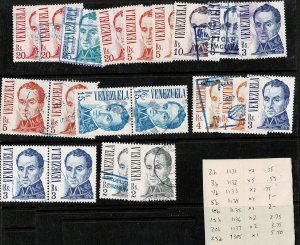 Venezuela batch of big Bolivars 1980s