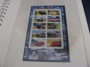 FRANCE MNH 1994-2000 LINDNER ALBUM COMPLETE W/SS &  BOOKLETS (95)