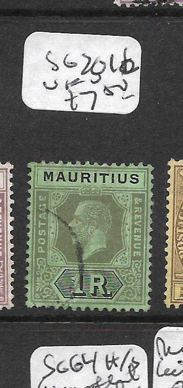 MAURITIUS  (P2108B) KGV 1R  SG 201B  VFU