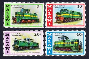 Malawi Locomotives 4v SG#530-533 SC#289-292