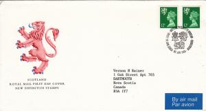 Great Britain FDC 1986 Scott #SMH18 12p Machin Edinburgh cancel