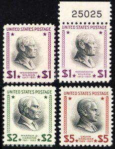 832-34, Mint VF NH $2-5 High Value Stamps CV $104 * Stuart Katz