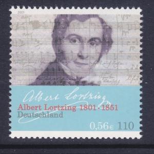 Germany 2110 MNH 2001 Albert Lortzing - Opera Composer