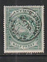 1908 Antigua - Sc 31 - used cds VF - 1 single - Seal of the colony