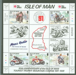 Isle of Man #476B  Souvenir Sheet