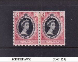 GRENADA - 1953 QEII CORONATION - 2V PAIR - MINT HINGED