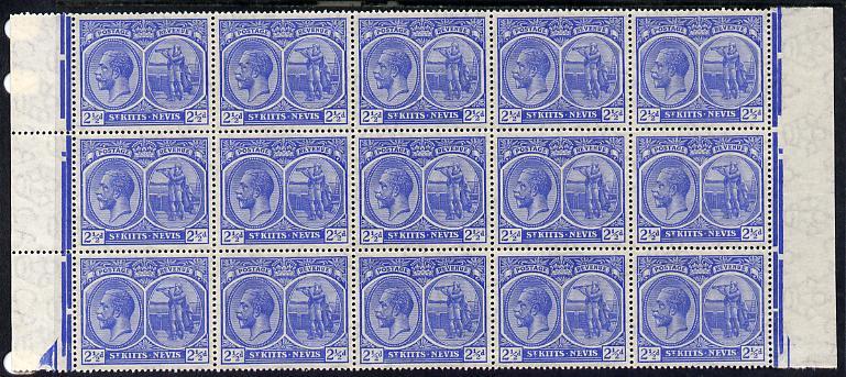 St Kitts-Nevis 1920-22 KG5 MCA Columbus 2.5d ultramarine ...