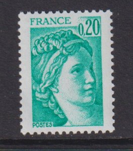 France  #1565  MNH  1978   Sabine  20c