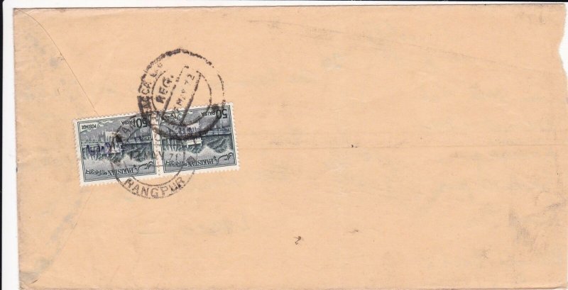 Bangladesh Overprints on Pakistan Stamps Cover ref R 17605