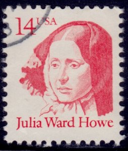 United States, 1987,  Julia Ward Howe,  14c , sc#2176, used**