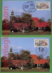 ag7294 - GERMANY - Set of 2 pieces MAXIMUM CARD - 05.05.1986 - Architecture-