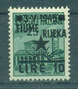 Fiume - Rijeka local (5) mh cat value $4.00