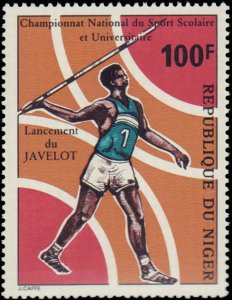 Niger #432-435, Complete Set(4), 1978, Sports, Never Hinged