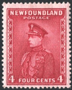 Newfoundland SC#189 4¢ Duke of Windsor: Prince of Wales (1932) MLH