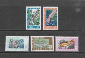 FISH - URUGUAY #C335-9 MNH