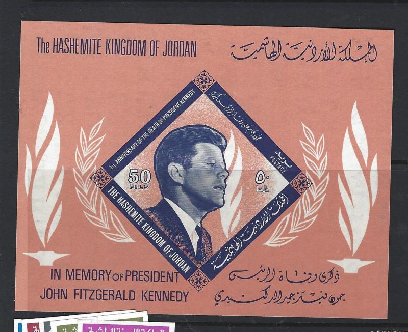 JORDAN (PP2310B)    KENNEDY S/S   SG MS 660      MNH