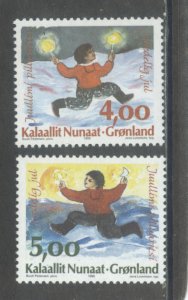 Greenland 301-2  MNH
