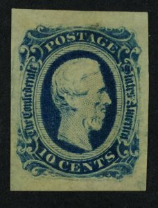 MOMEN: US STAMPS CONFEDERATE CSA #12 UNUSED LOT #49244