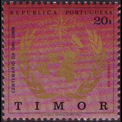 TIMOR 1973 - Scott# 345 Meteo Coop.Cent Set of 1 NH