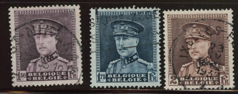 Belgium  Scott 230-232 Used 