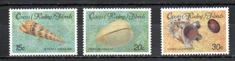 Cocos Islands 141-143 MNH