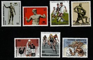 GREECE SG1721/7 1986 SPORTS EVENTS & ANNIVERSARIES MNH