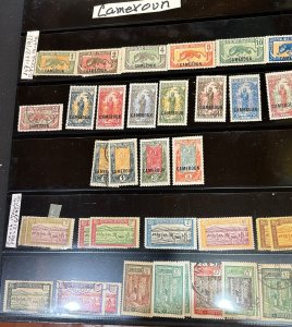 Cameroun, 1921-1948  unused including sets OG,  F-VF,  Cv. 223.78