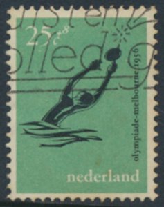 Netherlands SC#  B300    Used Olympics Volleyball  see details & scans