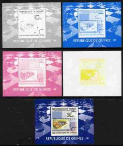 Guinea - Conakry 2009 Chess on Stamps #4 individual delux...