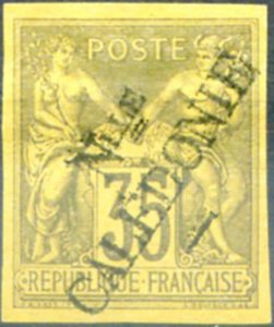 Peace and commerce. 35 c. overprinted (1892). Rubber free.