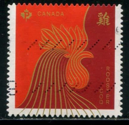 3270 Canada P Year of the Rooster, Head SA, used