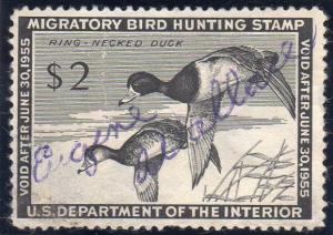 United States RW21 - Used - Ring-necked Ducks (cv $12)