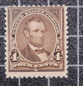 Scott 269 - 4 Cents Lincoln - MNH - Nice Stamp - SCV - $125.00