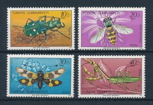 [119352] Turkey 1981 Insects butterfly beetle praying mantis bee  MNH