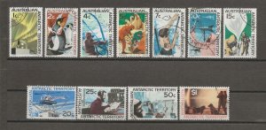 AUSTRALIAN ANTARCTIC TERRITORY 1966/68 SG 8/18 USED Cat £38