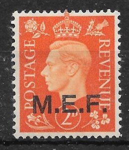 B.O.I.C.-MEF SGM2 1942 2d ORANGE MTD MINT