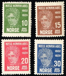 Norway Stamps # 145-8 MNH VF Scott Value $45.00