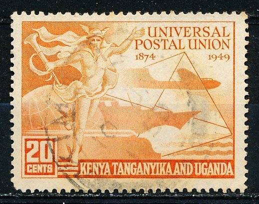 Kenya Uganda & Tanganyika #94 Single Used