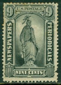 EDW1949SELL : USA 1875 Scott #PR14 Mint OG. Tear lower right margin. Cat $600.00