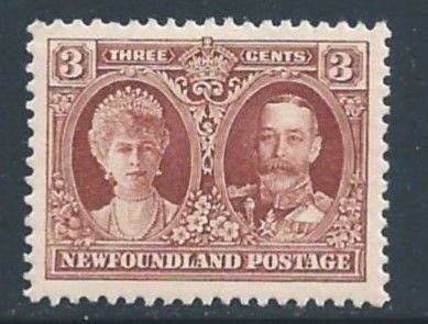 Newfoundland #165 MH 3c Queen Mary, George V