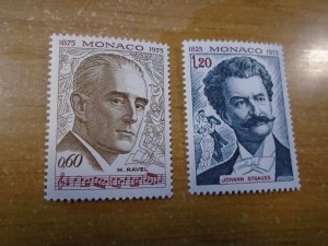 Monaco  #  997-98   MNH