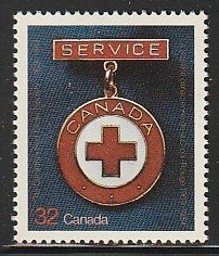 1984 Canada - Sc 1013 - MNH VF - 1 single - Canadian Red Cross