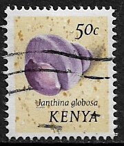 Kenya #42 Used Stamp - Seashell