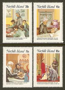 Norfolk Island #352-5 NH Rev. Nobbs