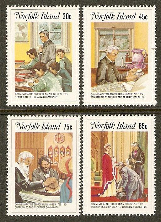 Norfolk Island #352-5 NH Rev. Nobbs